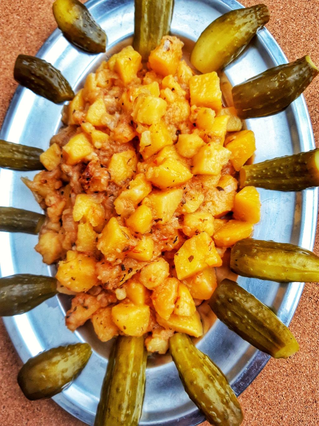 Mâncare de cartofi cu&nbsp;tarhon