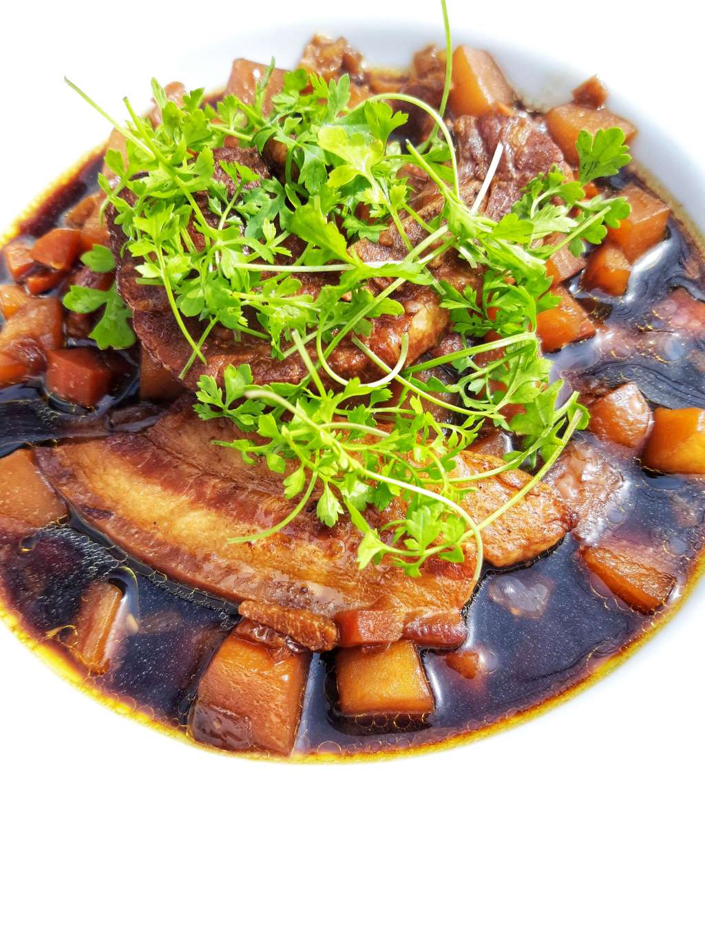 Supă chinezească de porc cu&nbsp;creson