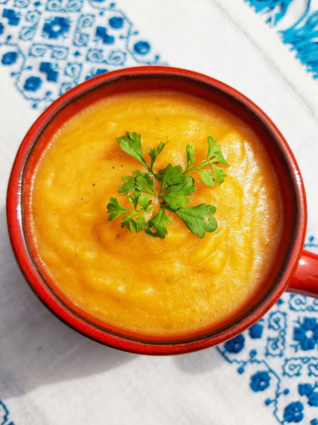 Supă de cartofi cu&nbsp;creson