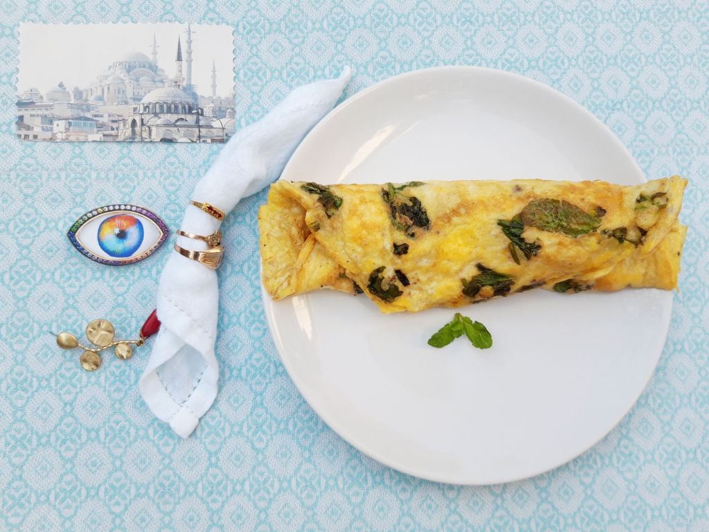 Omletă cu mentă