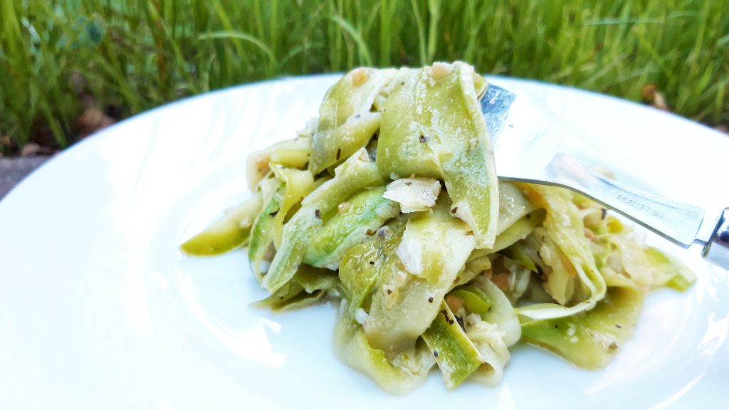 Tagliatelle de dovlecei