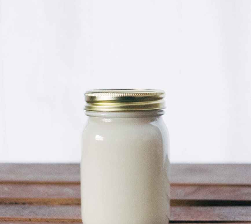 bottle container cream creamy