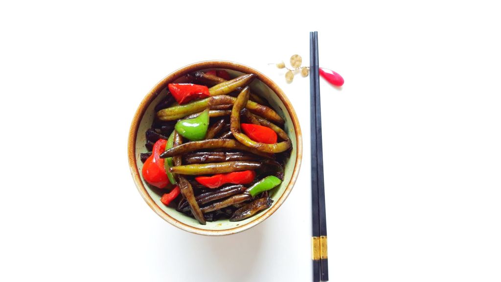 Fasole verde cu ardei în stil&nbsp;chinezesc