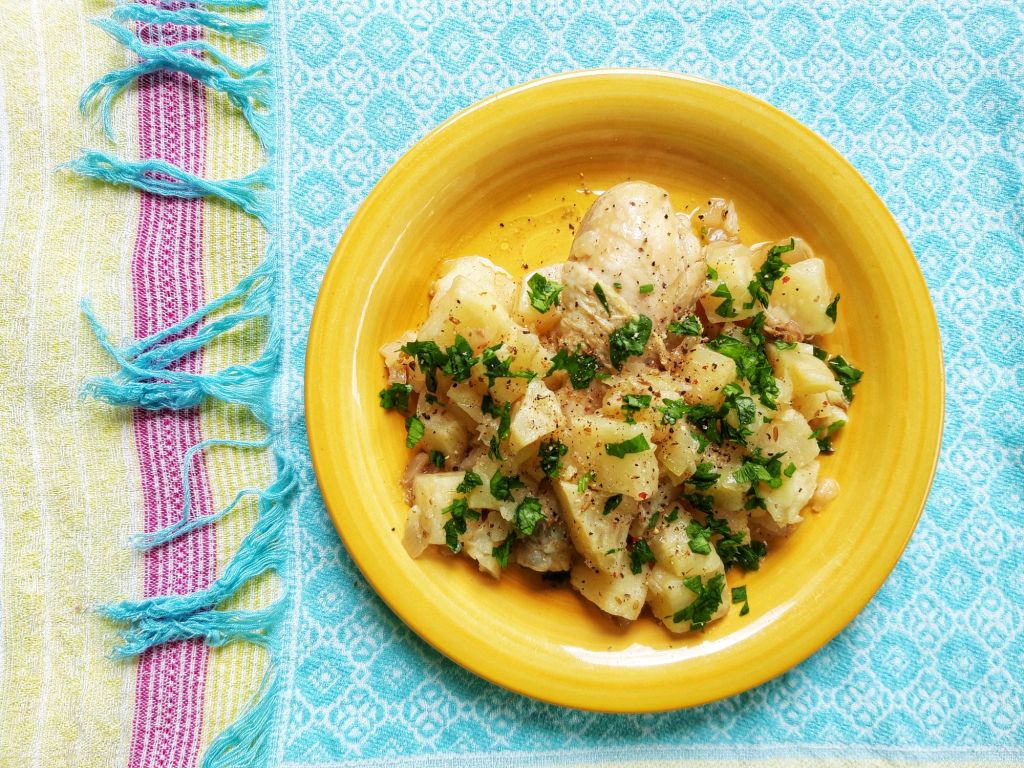 Mancare de telina cu&nbsp;pui